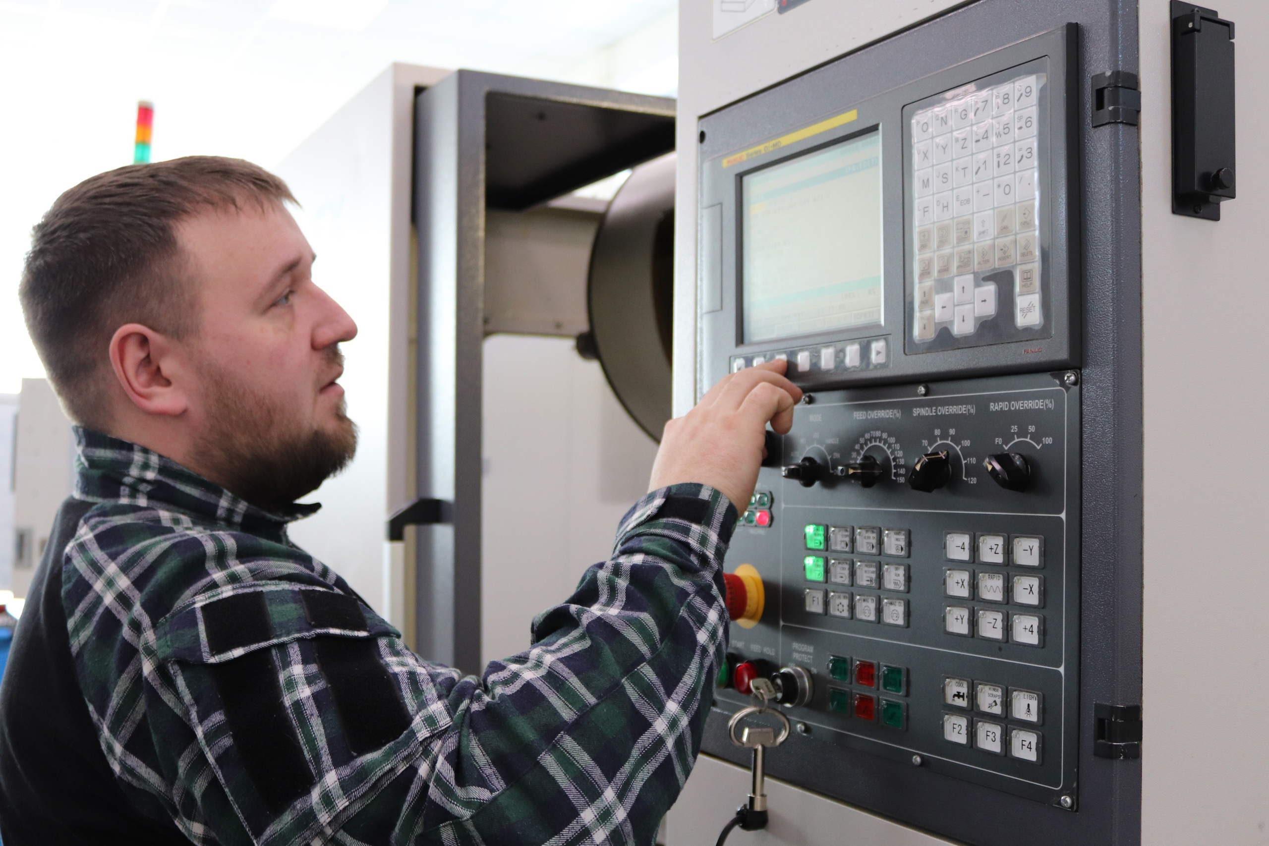 Наладка фрезерного станка с ЧПУ Fanuc